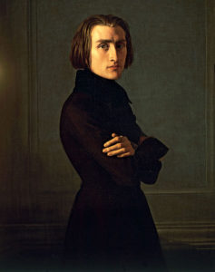 Franz Liszt / painting by Henri Lehmann, 1839
