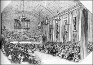 Concert in London. popular music industry