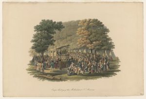 Camp meeting. battle hymn of the republic