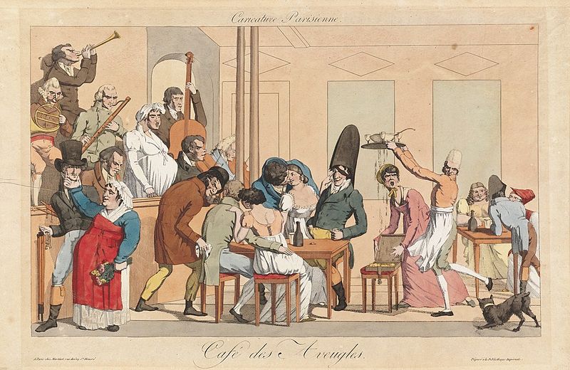 Cafe des aveugles. Philippe Musard