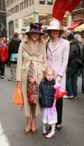 Easter parade participants