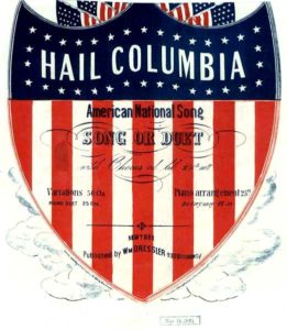 1861 cover of Hail Columbia